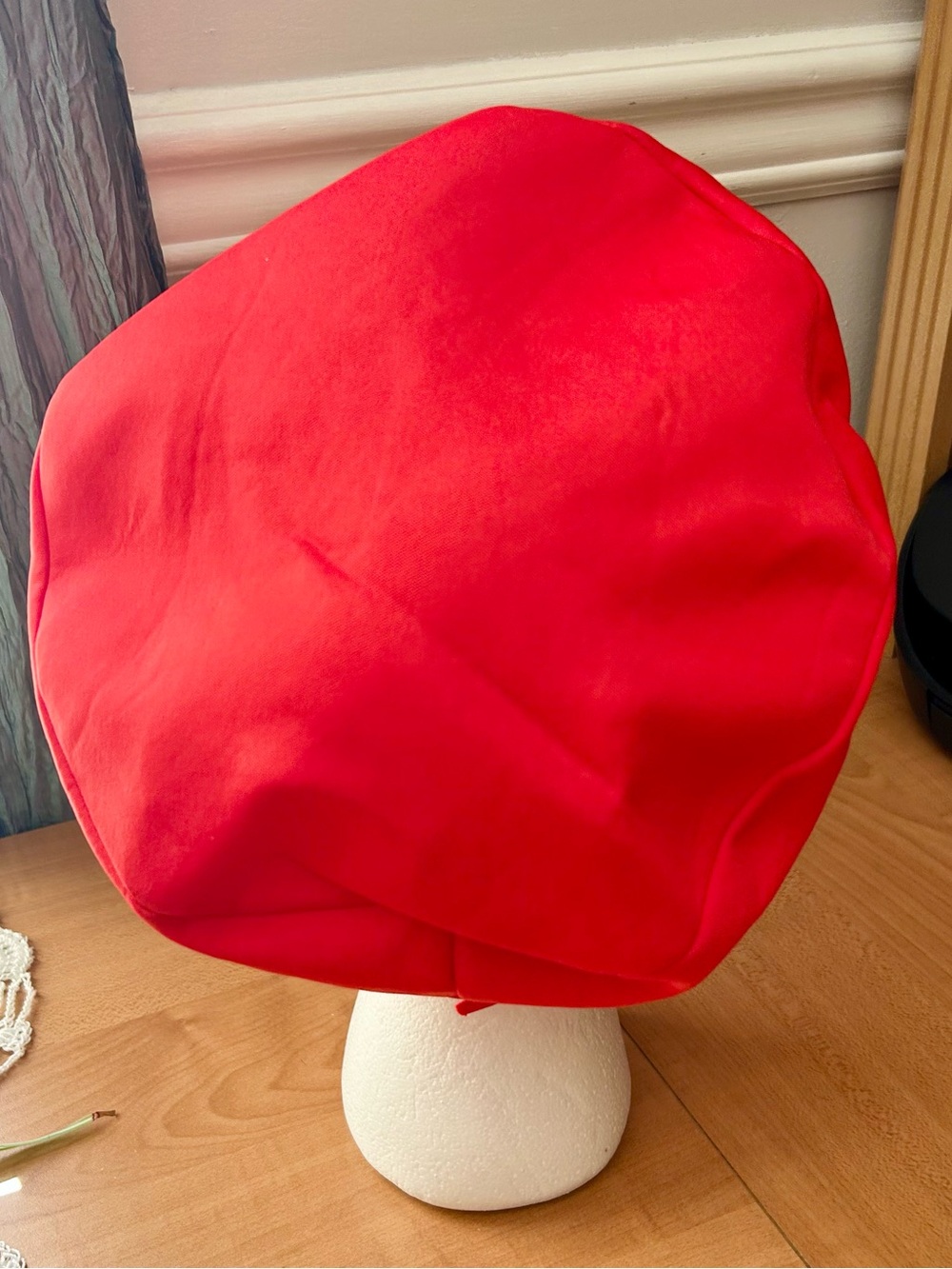 Mario Costume Hat Red White Logo Cosplay Accessory adult size - Picture 2 of 4